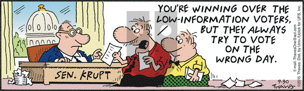 Frank and Ernest on Wednesday September 30, 2015 Comic Strip