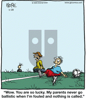 In the Bleachers on Friday December 25, 2009 Comic Strip