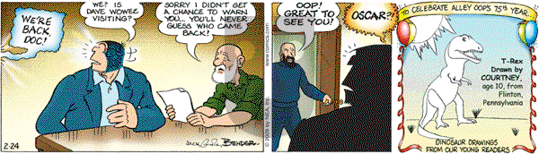Alley Oop on Tuesday February 24, 2009 Comic Strip