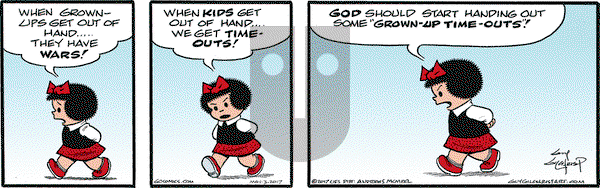 Nancy on Wednesday May 3, 2017 Comic Strip
