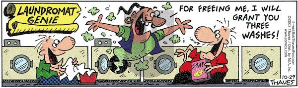 Frank and Ernest on Wednesday October 29, 2003 Comic Strip