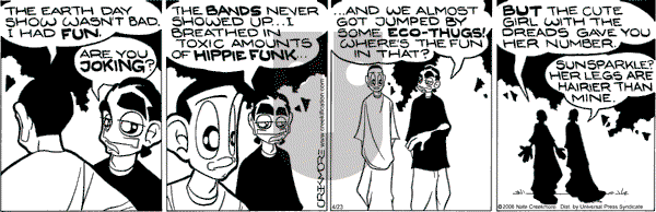 Maintaining on Wednesday April 23, 2008 Comic Strip