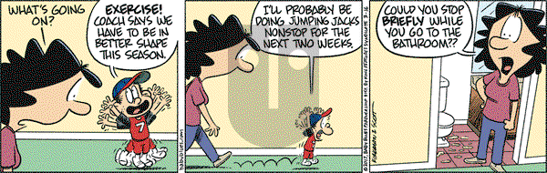 Baby Blues on Thursday March 16, 2017 Comic Strip