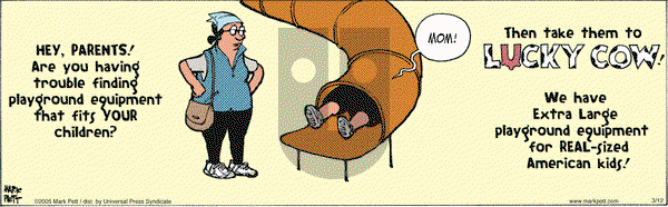 Lucky Cow on Saturday March 12, 2005 Comic Strip