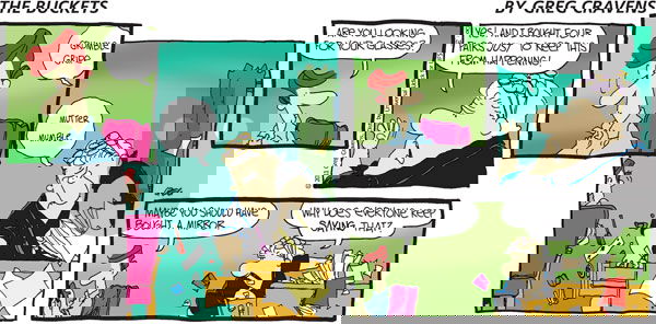 The Buckets - Sunday August 14, 2011 Comic Strip