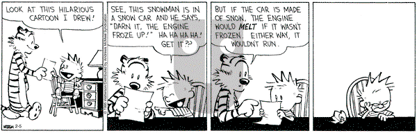 Calvin and Hobbes on Wednesday February 5, 2025 Comic Strip