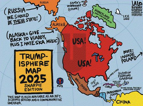 Lalo Alcaraz on Wednesday January 8, 2025 Comic Strip