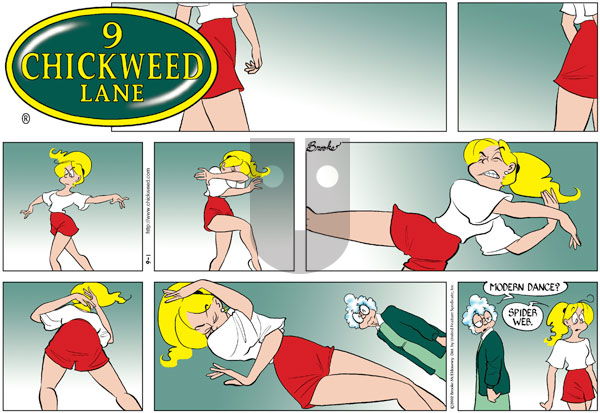 9 Chickweed Lane on Sunday September 1, 2002 Comic Strip
