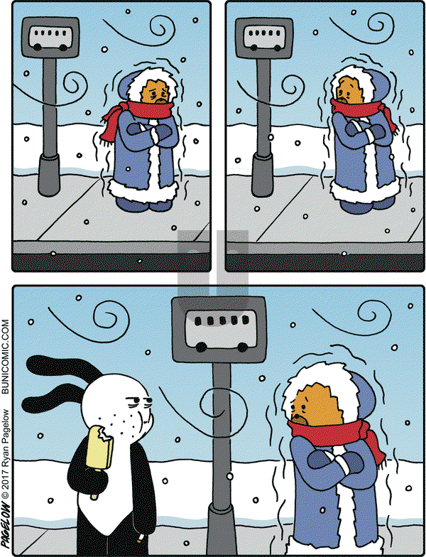 Buni on Monday January 9, 2017 Comic Strip