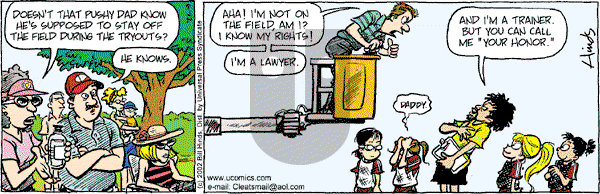 Cleats - Wednesday June 12, 2002 Comic Strip