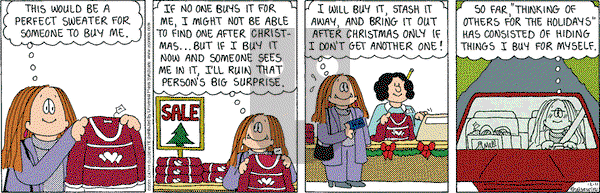 Cathy Classics on Monday December 10, 2012 Comic Strip