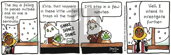 Breaking Cat News on Monday November 27, 2017 Comic Strip