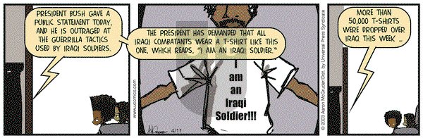 The Boondocks - Friday April 11, 2003 Comic Strip