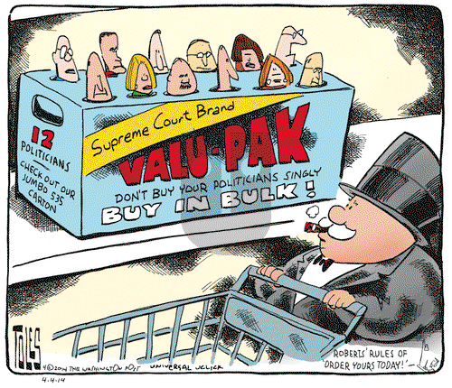 Tom Toles on Friday April 4, 2014 Comic Strip