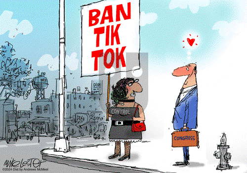 Mike Lester on Thursday March 14, 2024 Comic Strip