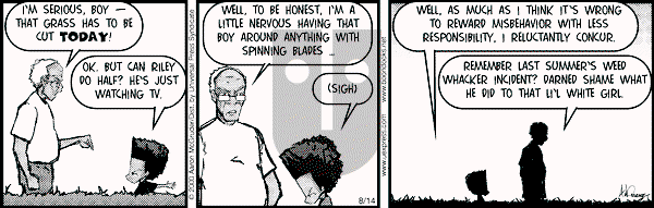 The Boondocks on Monday March 17, 2008 Comic Strip