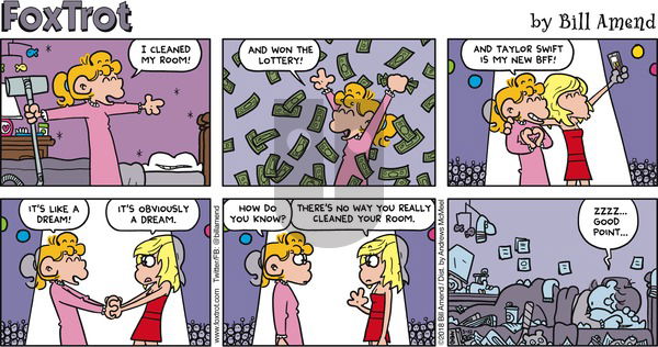 FoxTrot on Sunday March 18, 2018 Comic Strip