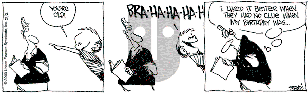 The Buckets - Tuesday May 2, 2000 Comic Strip