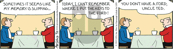 The Born Loser on Friday March 15, 2013 Comic Strip