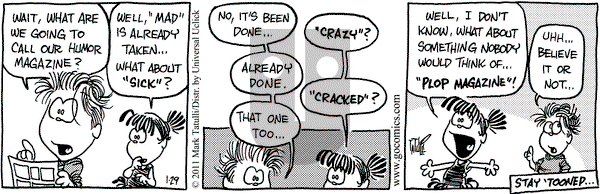 Heart of the City - Saturday January 29, 2011 Comic Strip