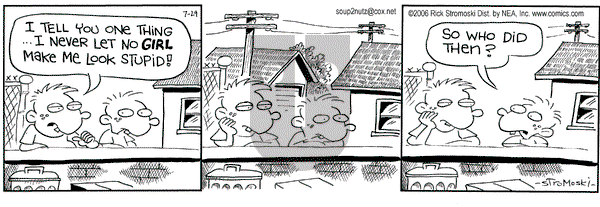 Soup to Nutz - Old on Saturday July 29, 2006 Comic Strip