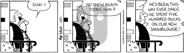 The Born Loser on Tuesday February 21, 2006 Comic Strip