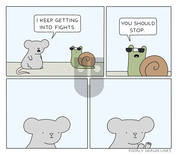 Poorly Drawn Lines on Wednesday April 6, 2022 Comic Strip