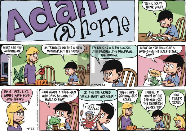 Adam@Home on Sunday October 25, 2015 Comic Strip