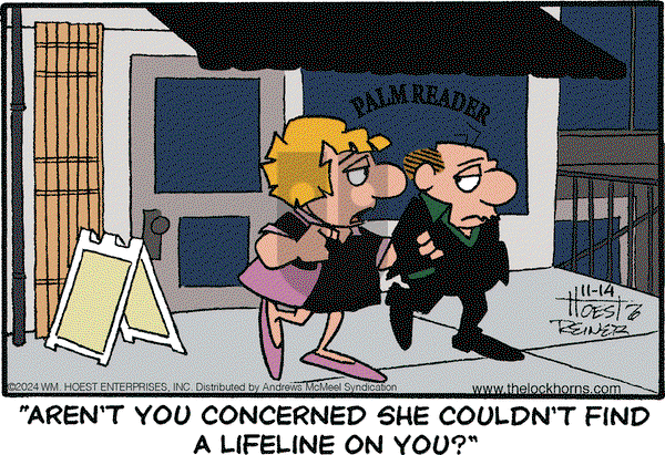 The Lockhorns - Thursday November 14, 2024 Comic Strip