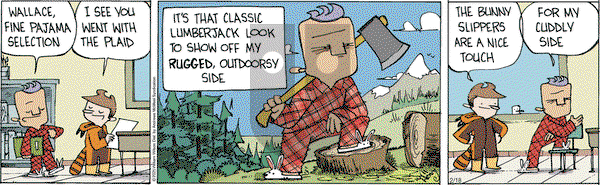 Wallace the Brave - Tuesday February 18, 2025 Comic Strip