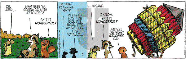 Over the Hedge on Monday July 7, 2008 Comic Strip