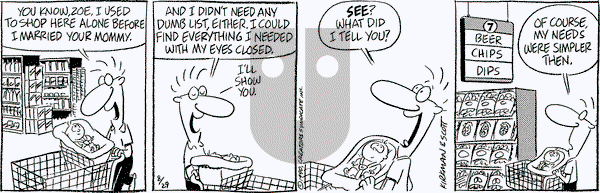 Baby Blues on Wednesday August 29, 1990 Comic Strip