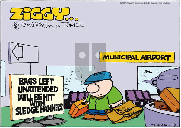 Ziggy on Sunday December 3, 2006 Comic Strip