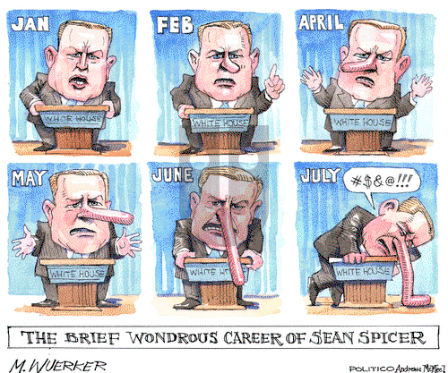 Matt Wuerker on Wednesday July 26, 2017 Comic Strip
