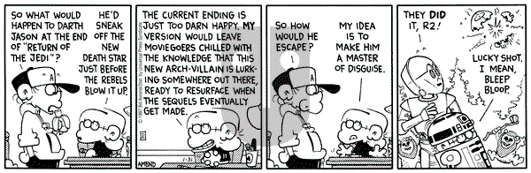 FoxTrot on Friday January 31, 1997 Comic Strip