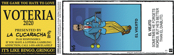 La Cucaracha on Wednesday August 5, 2020 Comic Strip