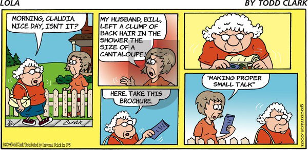 Lola on Sunday July 20, 2014 Comic Strip