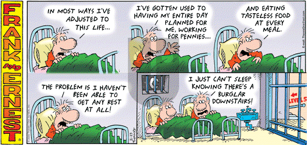 Frank and Ernest on Sunday August 23, 2009 Comic Strip