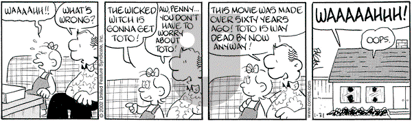 Drabble on Thursday January 31, 2002 Comic Strip