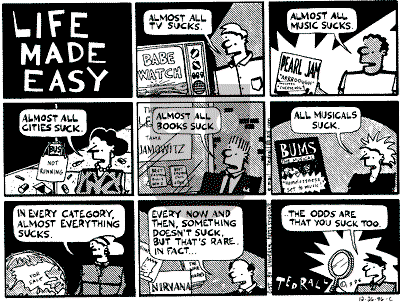 Ted Rall on Tuesday December 31, 1996 Comic Strip