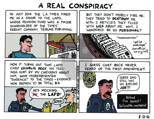Ted Rall on Friday August 12, 2016 Comic Strip