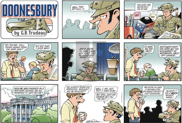 Doonesbury on Sunday April 24, 2005 Comic Strip