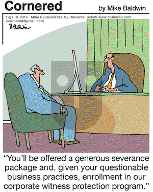 Cornered on Monday January 27, 2014 Comic Strip