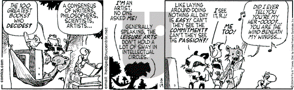 Over the Hedge on Thursday August 19, 2004 Comic Strip