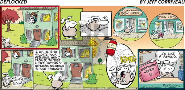 DeFlocked on Sunday November 17, 2013 Comic Strip