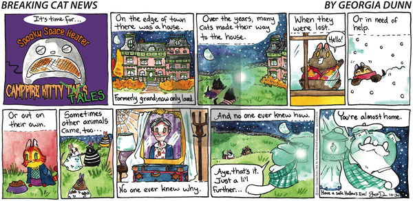 Breaking Cat News - Sunday October 30, 2022 Comic Strip