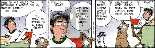 Get Fuzzy on Monday October 17, 2016 Comic Strip
