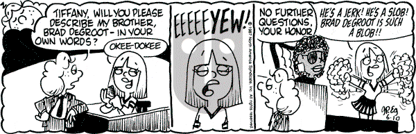 Luann on Wednesday June 10, 1987 Comic Strip