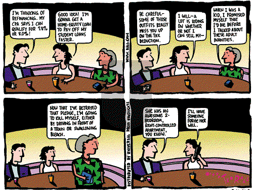 Ted Rall on Wednesday July 28, 1999 Comic Strip