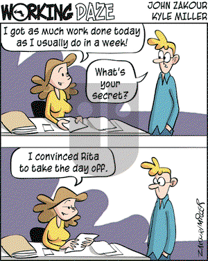 Working Daze on Friday May 14, 2004 Comic Strip